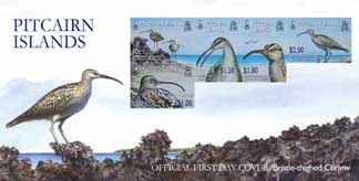 Bristle-thighed Curlew FDC