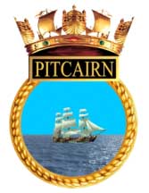 HMS Pitcairn Badge