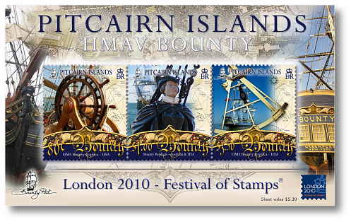 London 2010 International Stamp Exhibition Mini Sheet