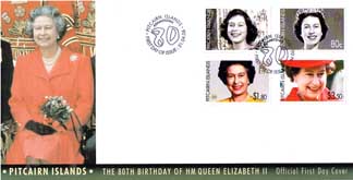 Queen 80th FDC