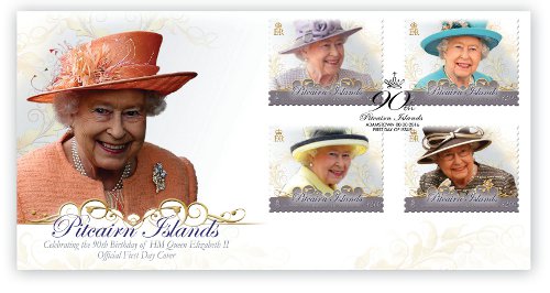 HM Queen Elizabeth II 90th Birthday FDC