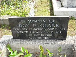 Roy P. Clark headstone