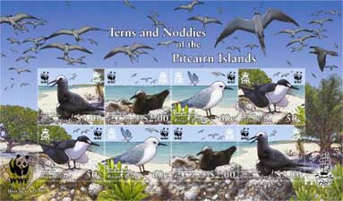 Terns and Noddies mini sheet