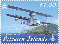 Aircraft over Pitcairn $1.00