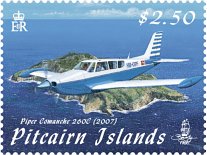 Aircraft over Pitcairn $2.50