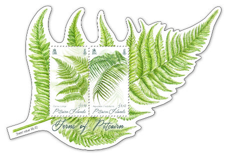Ferns of Pitcairn mini sheet