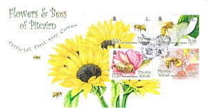 Flowers and Bees FDC