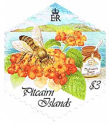 Pitcairn Island Honey Bees $3.00