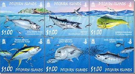 Ocean Fish stamps