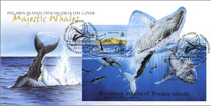 Whales Mini Sheet FDC
